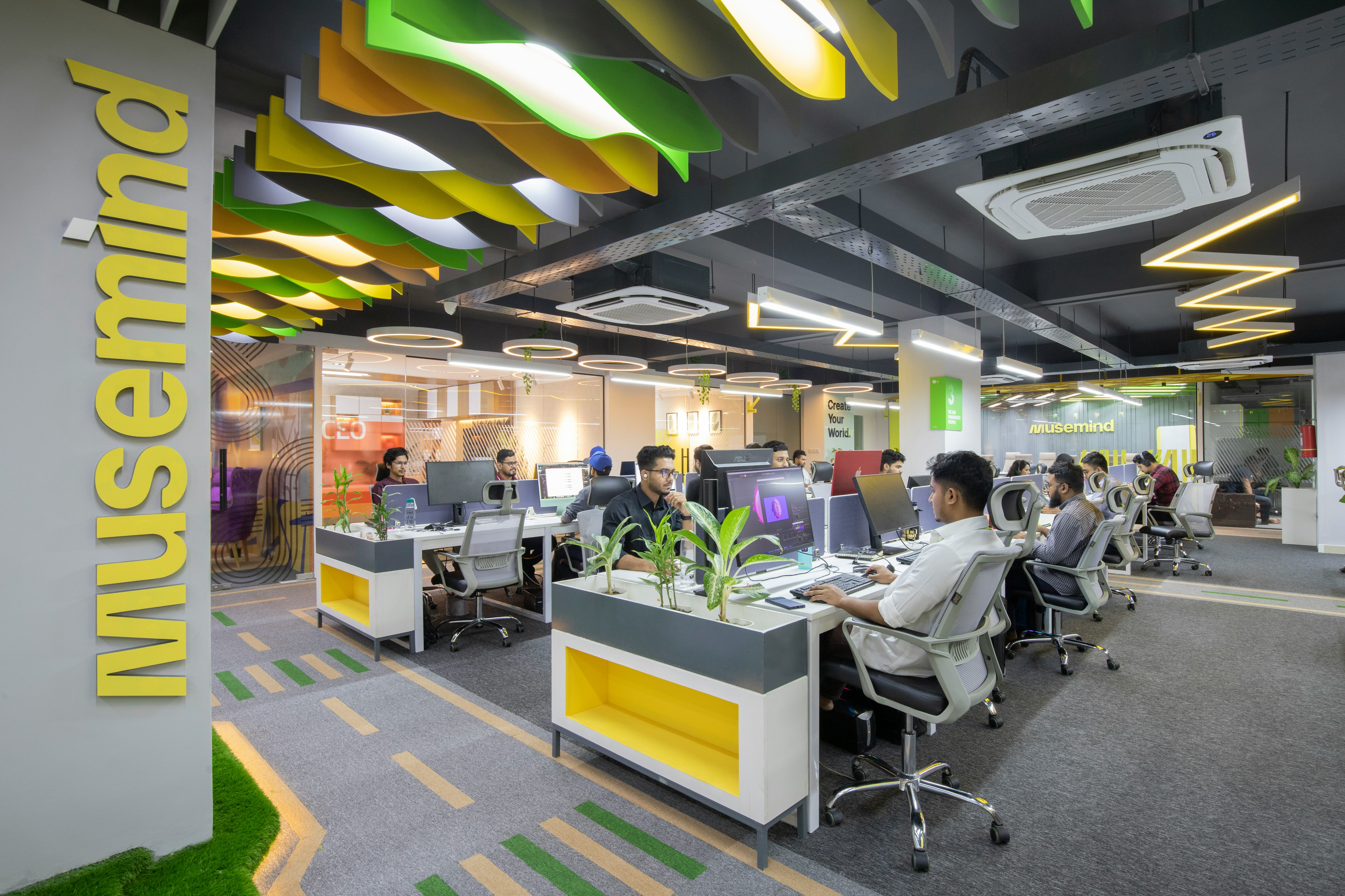 Espace de travail ouvert et flex